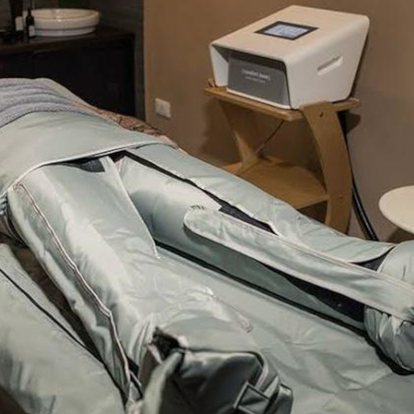 Pressoterapia con Bendaggio al Sale Rosa Himalayano